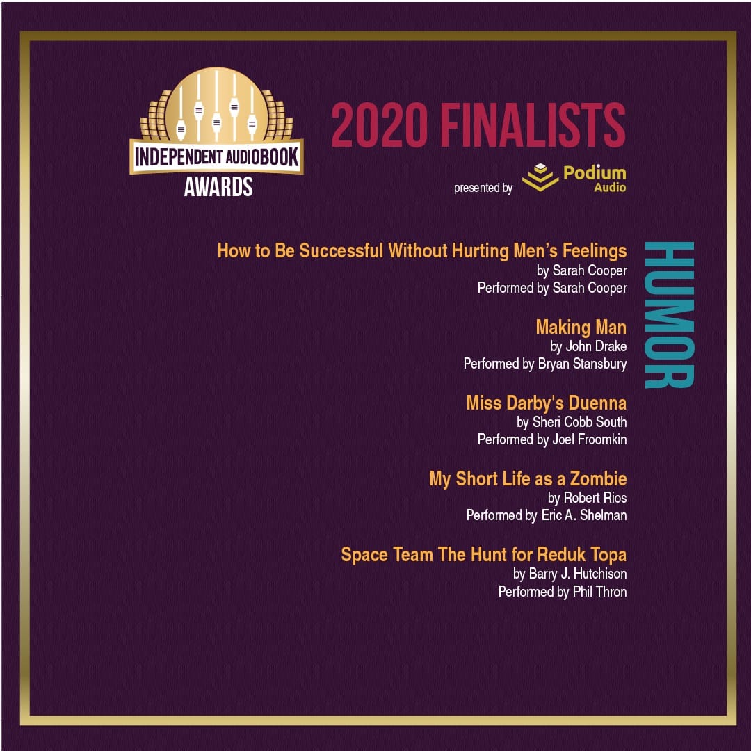 Making Man nominated as 2020 Independent Audiobook Finalist