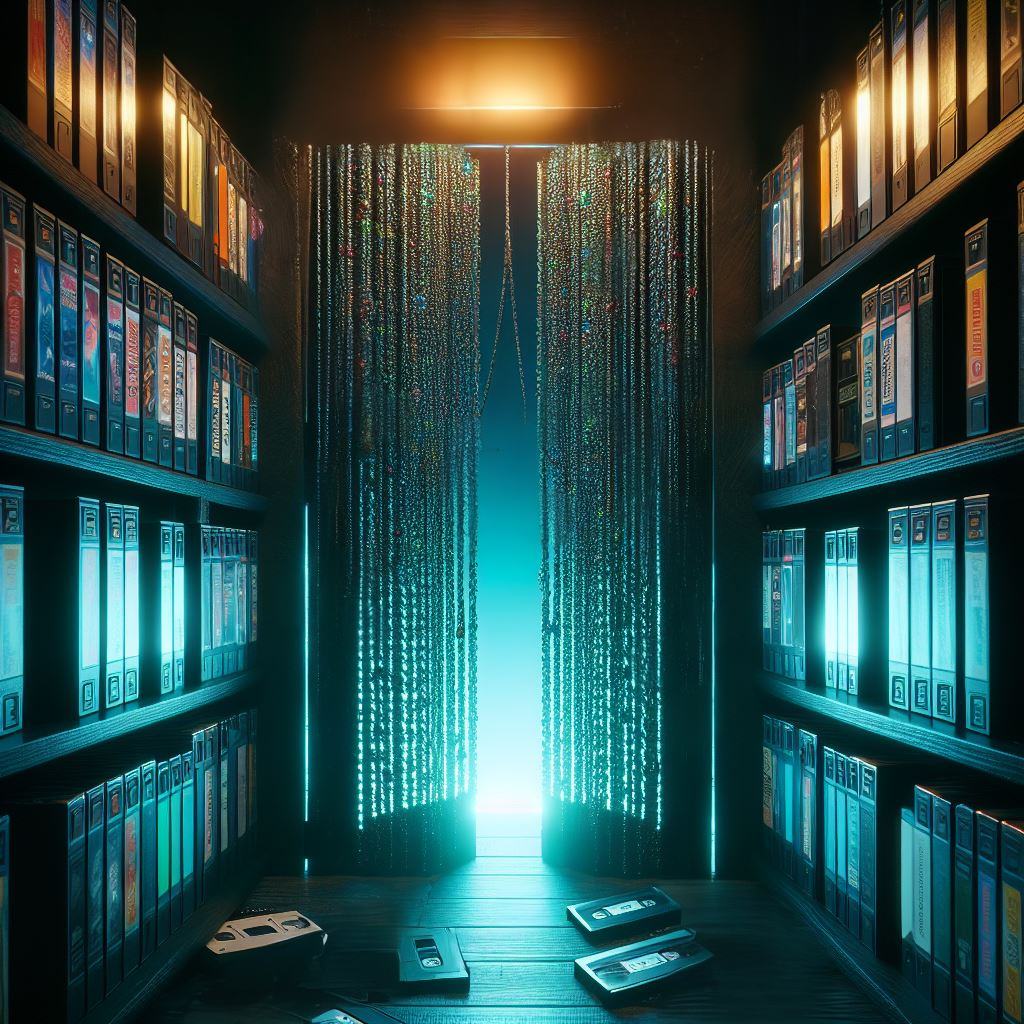 It’s a Friday night in 1990, and you see a flash from the “Back Room” of the movie store.